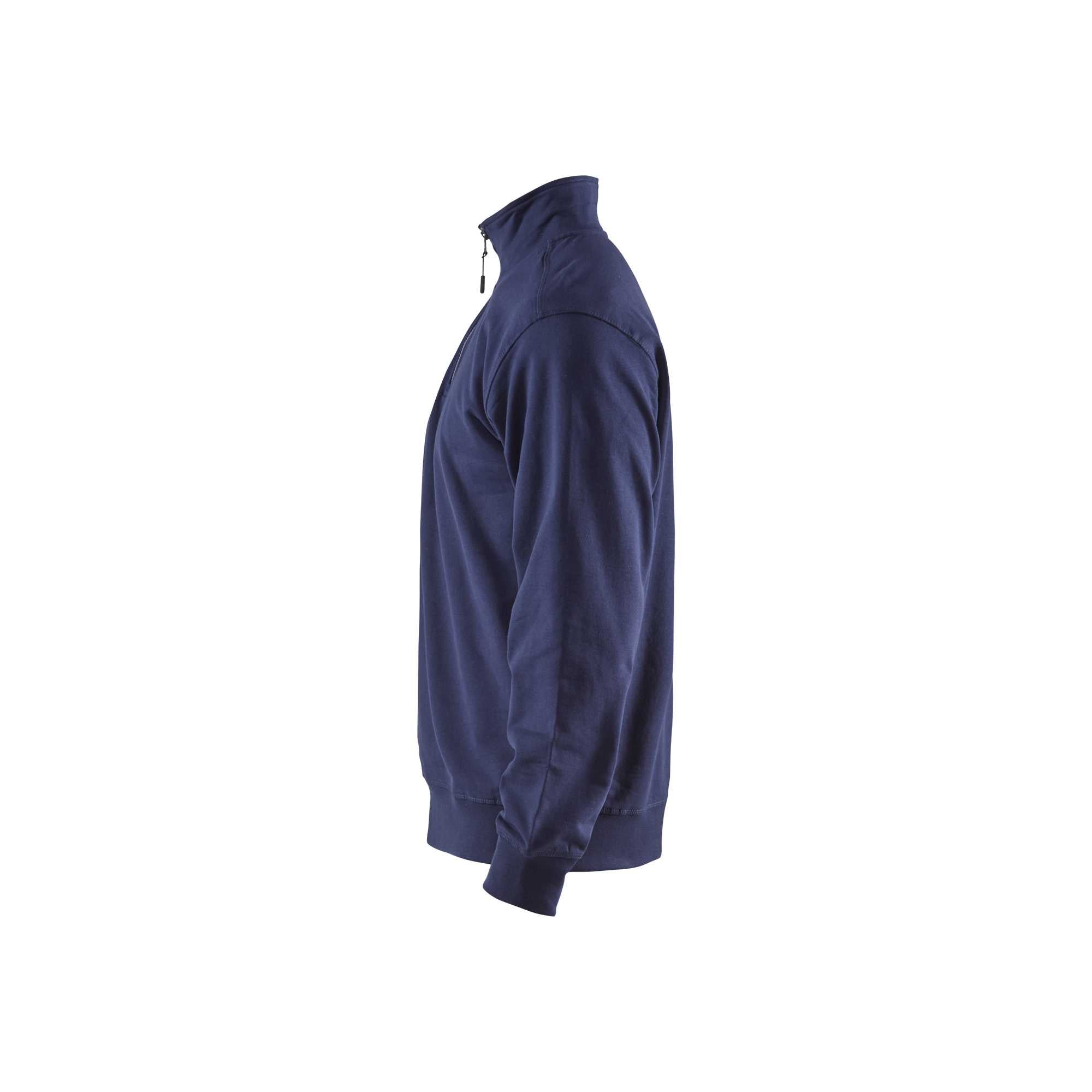 BLAKLADER 33691158 Sweatshirt with Half Zip Work Sweatshirt MEN - 100% Cotton